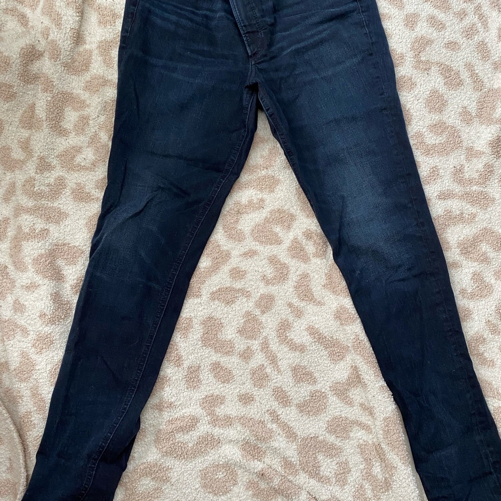 Express Women's Dark Blue Jeans